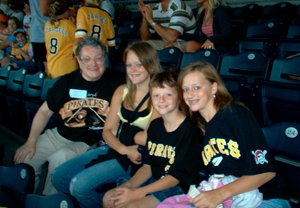 Gamely waiting for the rain to stop!